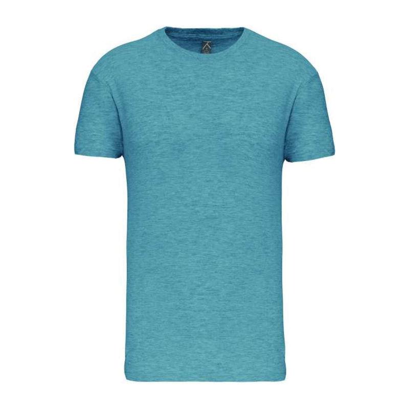 Tricou cu guler rotund pentru bărbați Bio150IC Cloudy Blue Heather