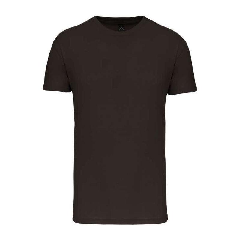Tricou cu guler rotund pentru bărbați Bio150IC Dark Khaki