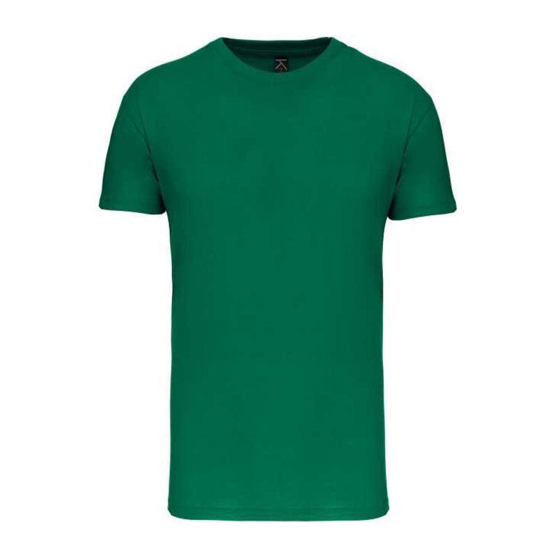 Tricou cu guler rotund pentru bărbați Bio150IC Verde L
