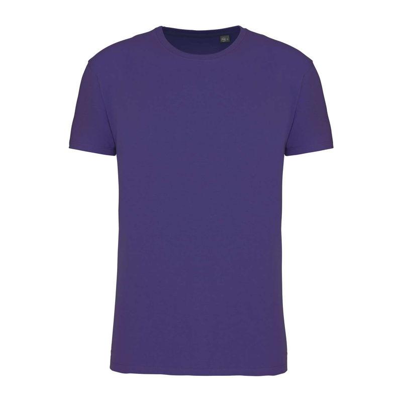 Tricou cu guler rotund pentru bărbați Bio150IC Deep Purple