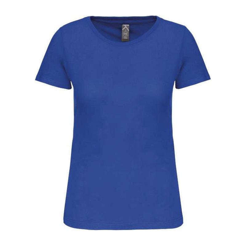 Tricou cu guler rotund pentru femei Bio150IC Light Royal Blue XS