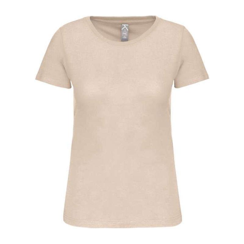 Tricou cu guler rotund pentru femei Bio150IC Light Sand