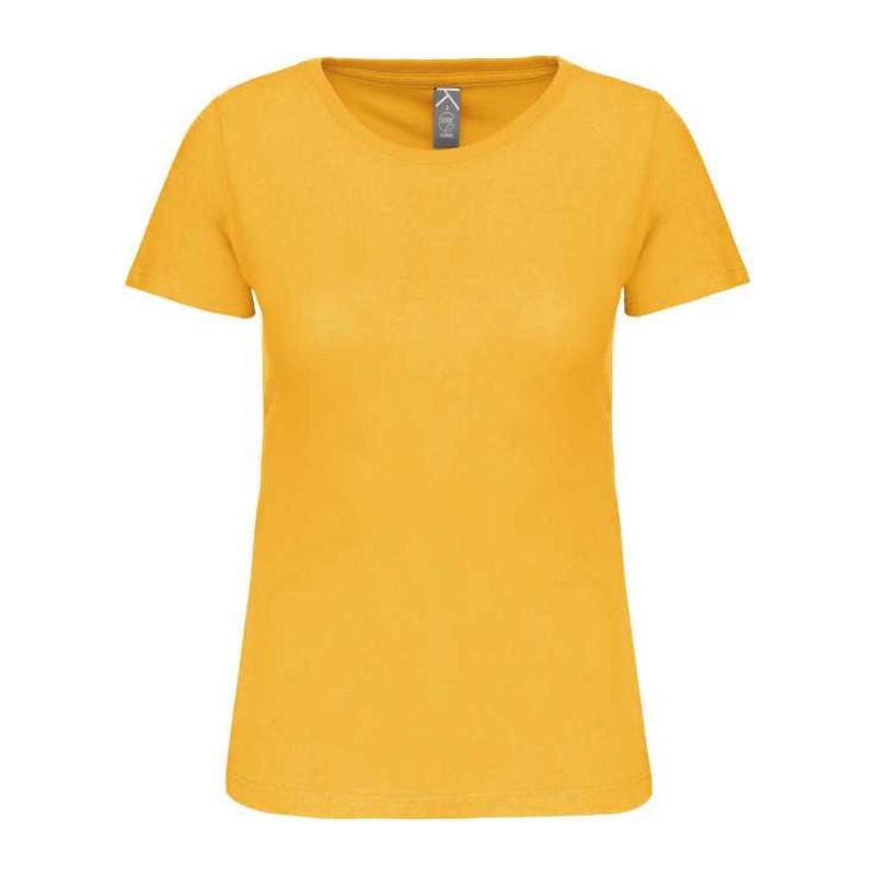 Tricou cu guler rotund pentru femei Bio150IC Galben 3XL