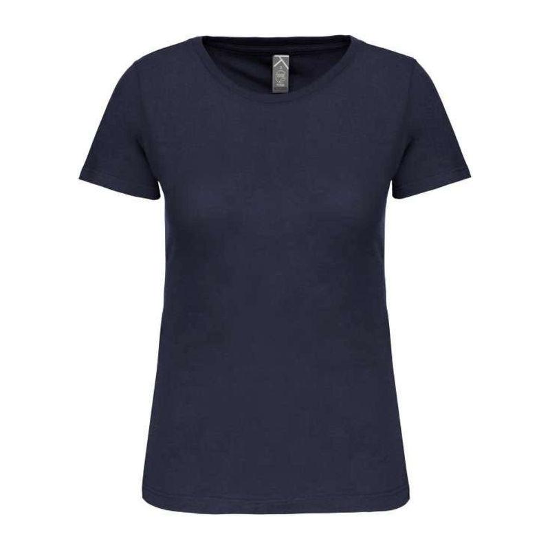 Tricou cu guler rotund pentru femei Bio150IC Navy Blue