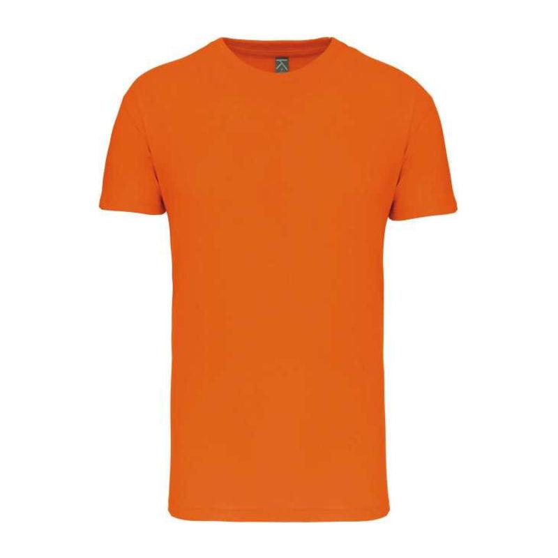 Tricou cu guler rotund pentru copii Bio150IC Portocaliu