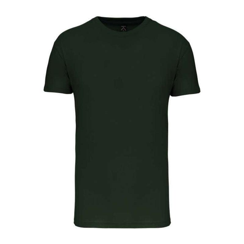 Tricou cu guler rotund pentru copii Bio150IC Verde 10 - 12 ani