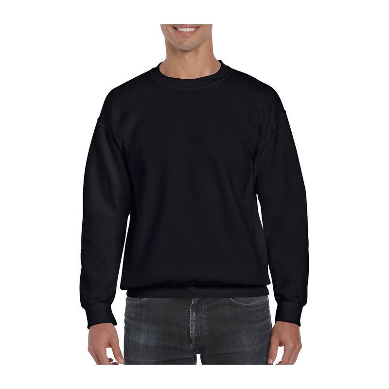 Bluza cu guler rotund pentru bărbați Gildan DryBlend® Negru L