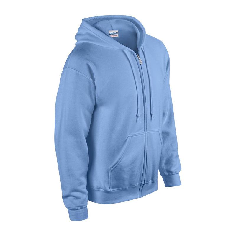 Hanorac cu glugă și fermoar pentru bărbați Gildan Heavy Blend™ Carolina Blue 3XL