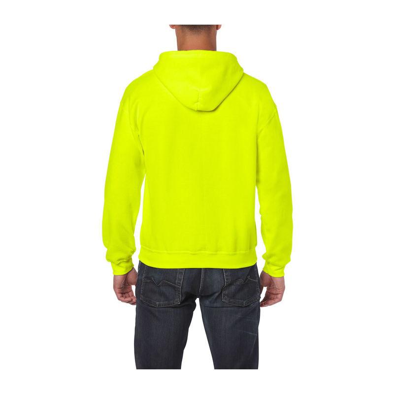 Hanorac cu glugă și fermoar pentru bărbați Gildan Heavy Blend™ Galben 3XL