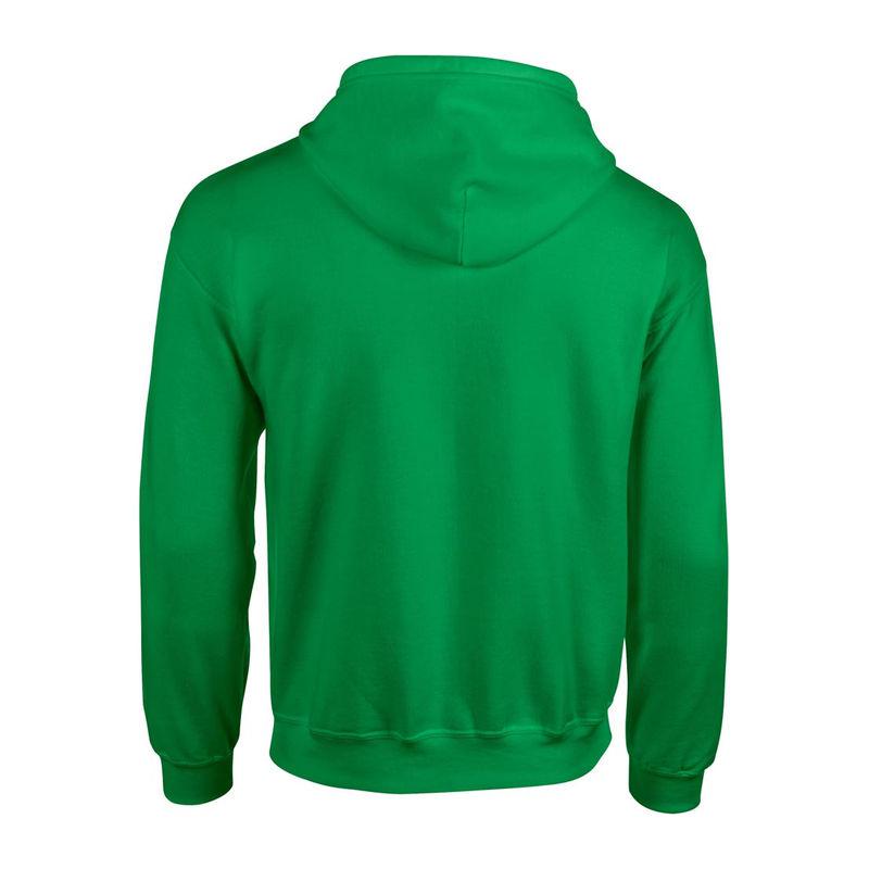 Hanorac cu glugă și fermoar pentru bărbați Gildan Heavy Blend™ Verde 3XL