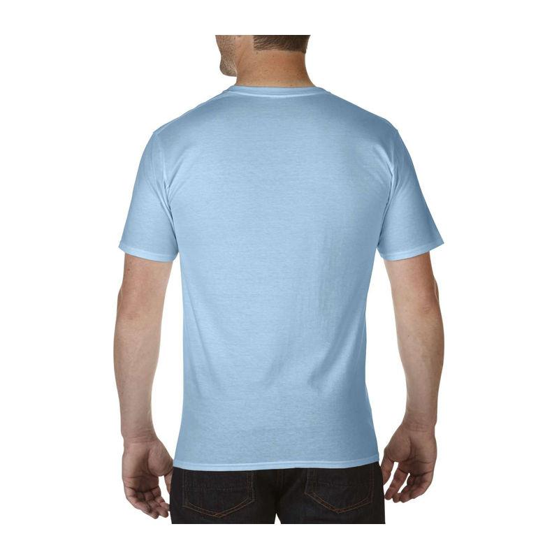 Tricou cu guler în V pentru bărbați Gildan Premium Cotton® Light Blue L