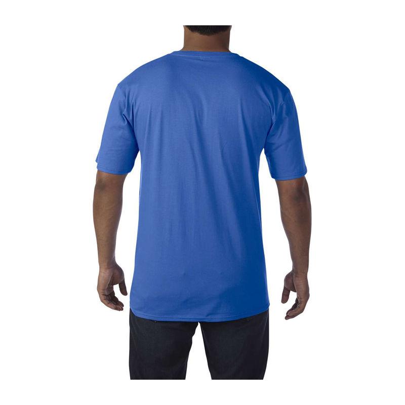 Tricou cu guler în V pentru bărbați Gildan Premium Cotton® Royal L