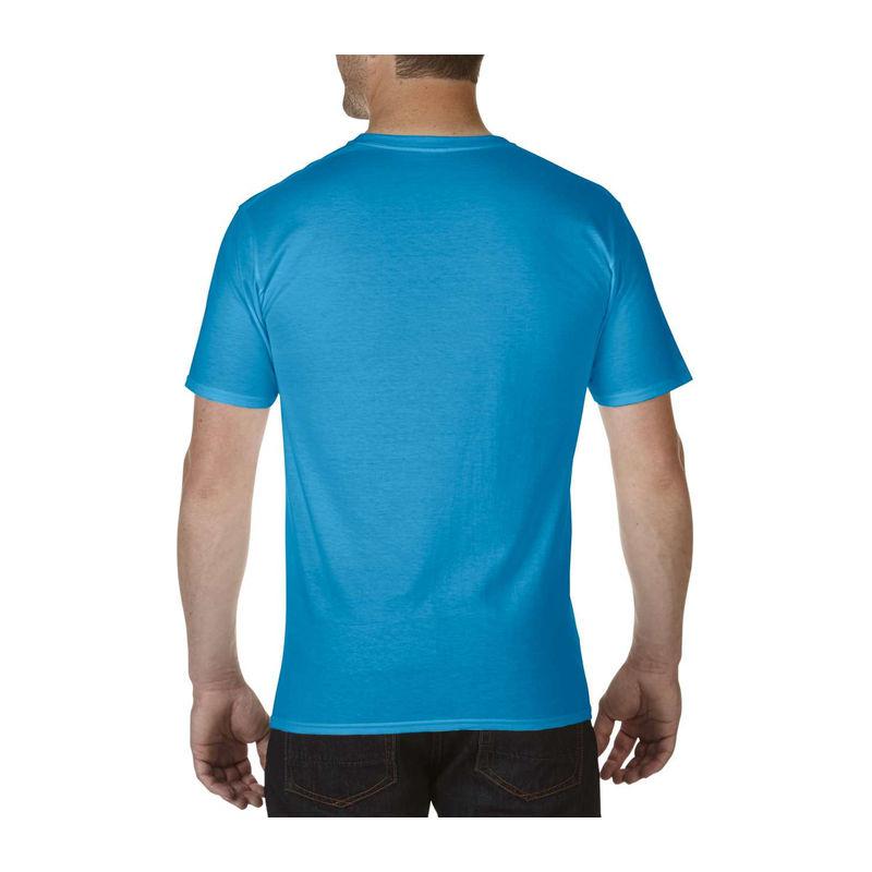 Tricou cu guler în V pentru bărbați Gildan Premium Cotton® Sapphire L