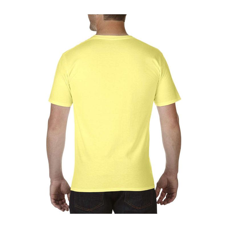 Tricou cu guler în V pentru bărbați Gildan Premium Cotton® Galben L