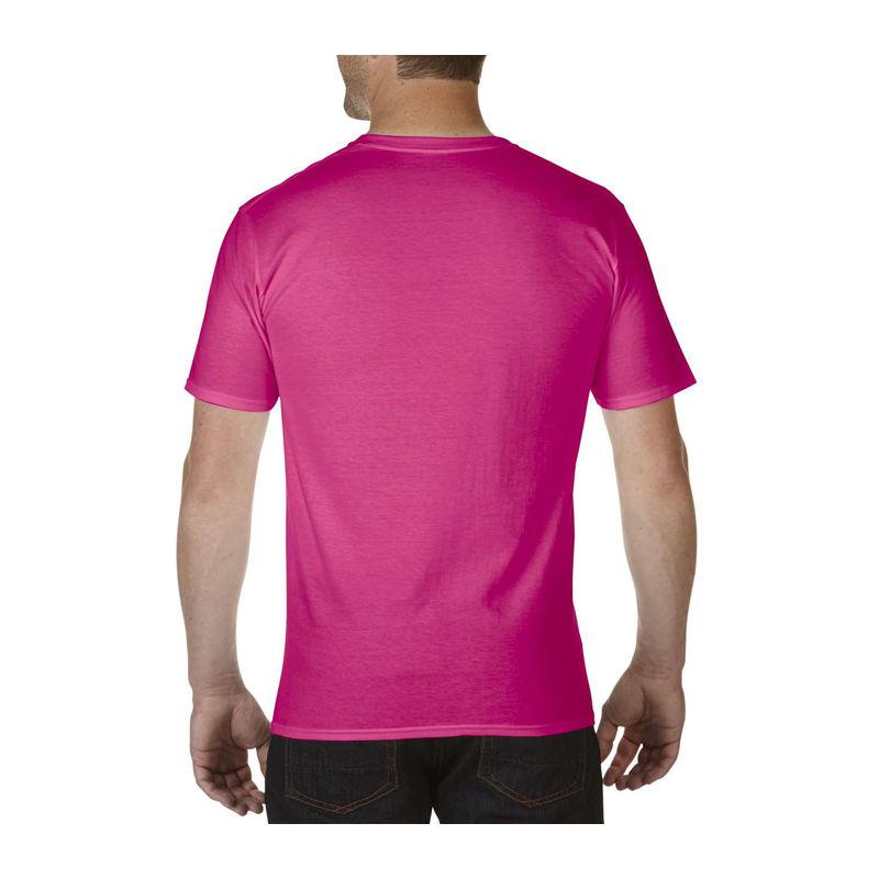 Tricou cu guler în V pentru bărbați Gildan Premium Cotton® Roz L