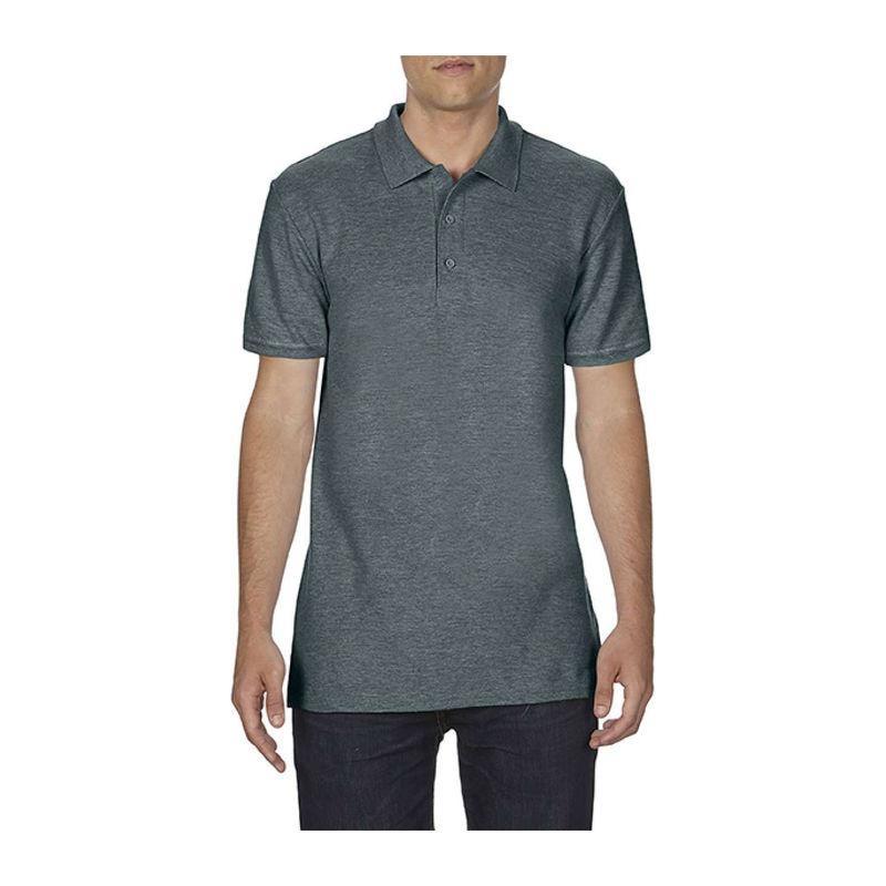 Tricou polo pentru bărbați Gildan Softstyle® Gri L
