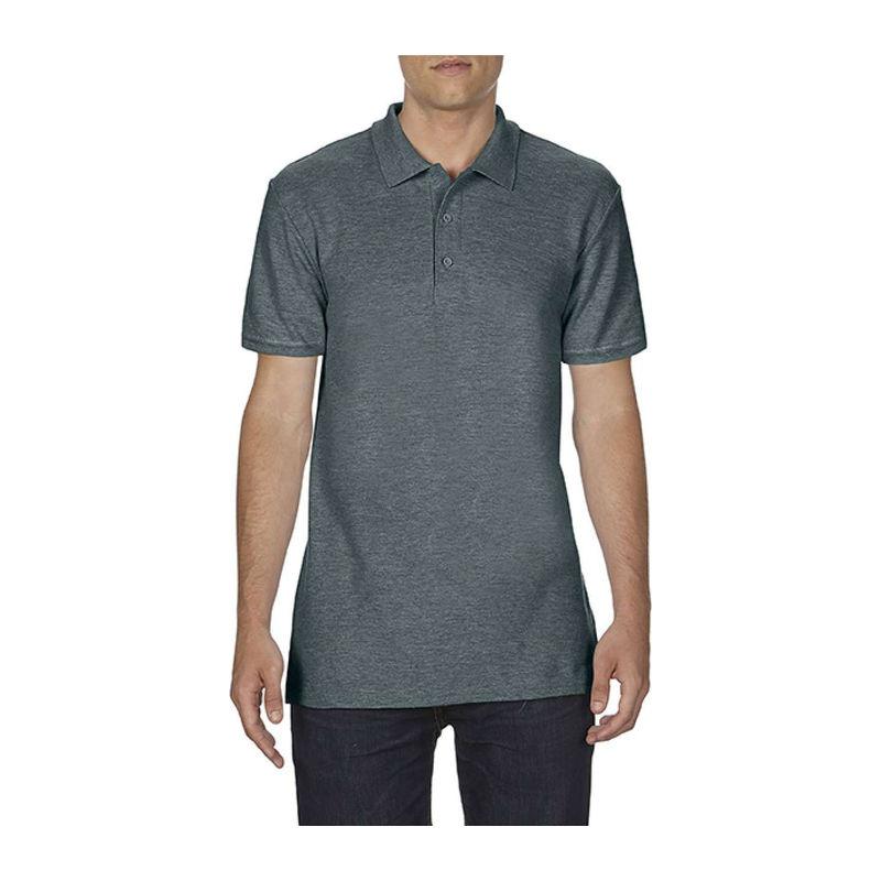 Tricou polo pentru bărbați Gildan Softstyle® Gri M