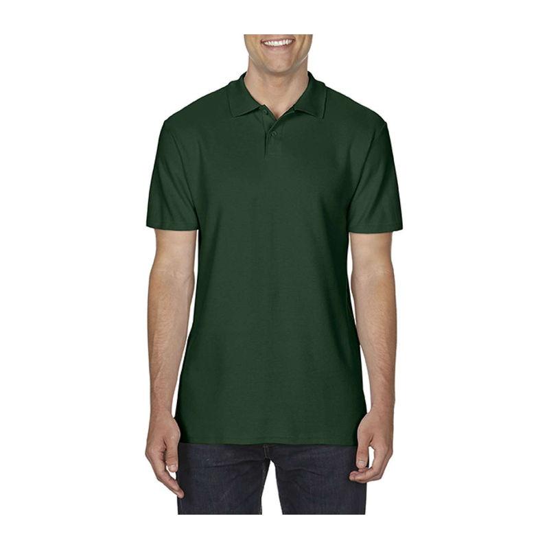 Tricou polo pentru bărbați Gildan Softstyle® Verde XXL