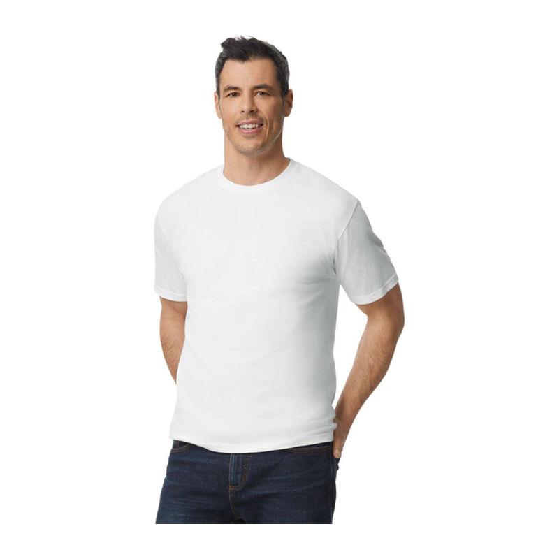 Tricou pentru bărbați Gildan Softstyle® Midweight  Alb 4XL