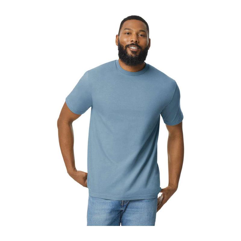 Tricou pentru bărbați Gildan Softstyle® Midweight  Stone Blue S