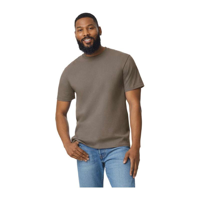 Tricou pentru bărbați Gildan Softstyle® Midweight  Brown Savana S
