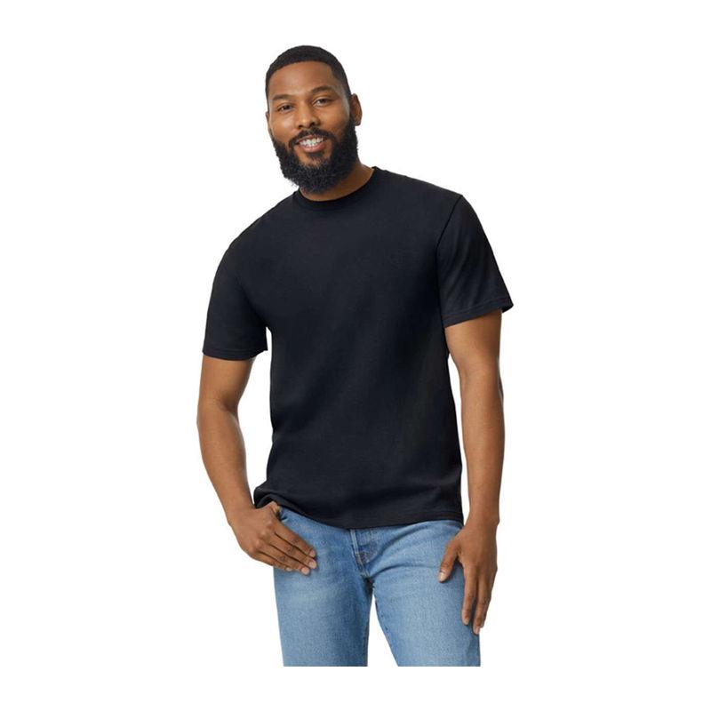 Tricou pentru bărbați Gildan Softstyle® Midweight  Negru M