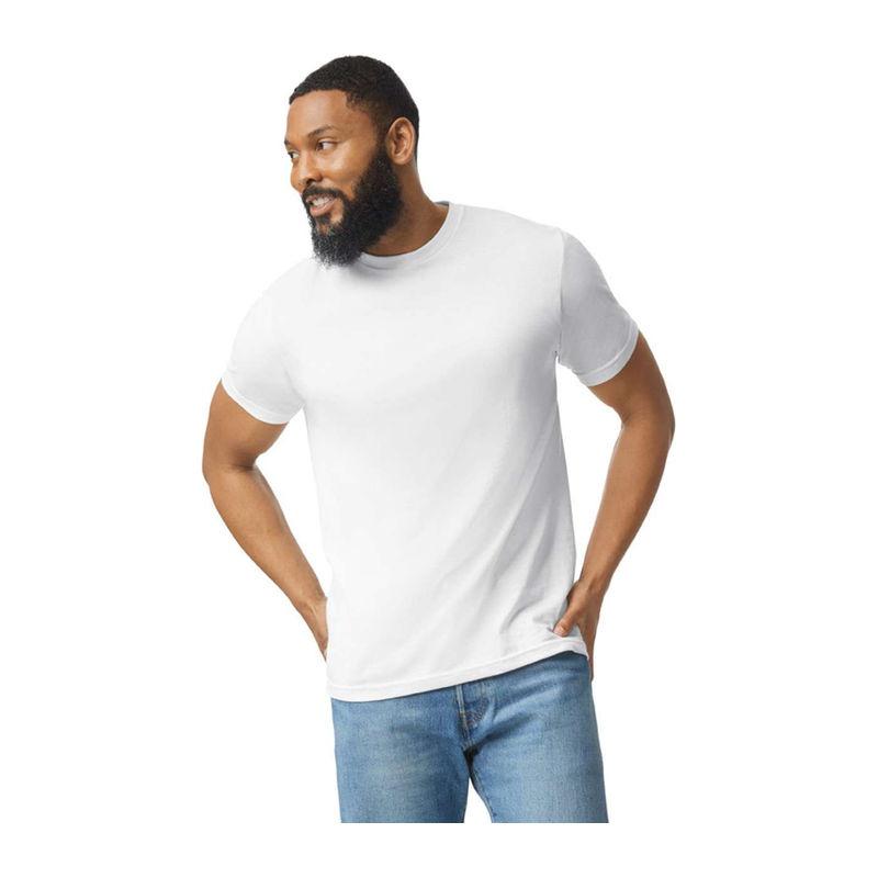 Softstyle® Cvc Adult T-Shirt Alb