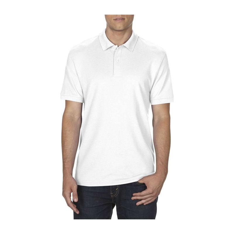 Tricou polo pentru bărbați Gildan DryBlend® Alb