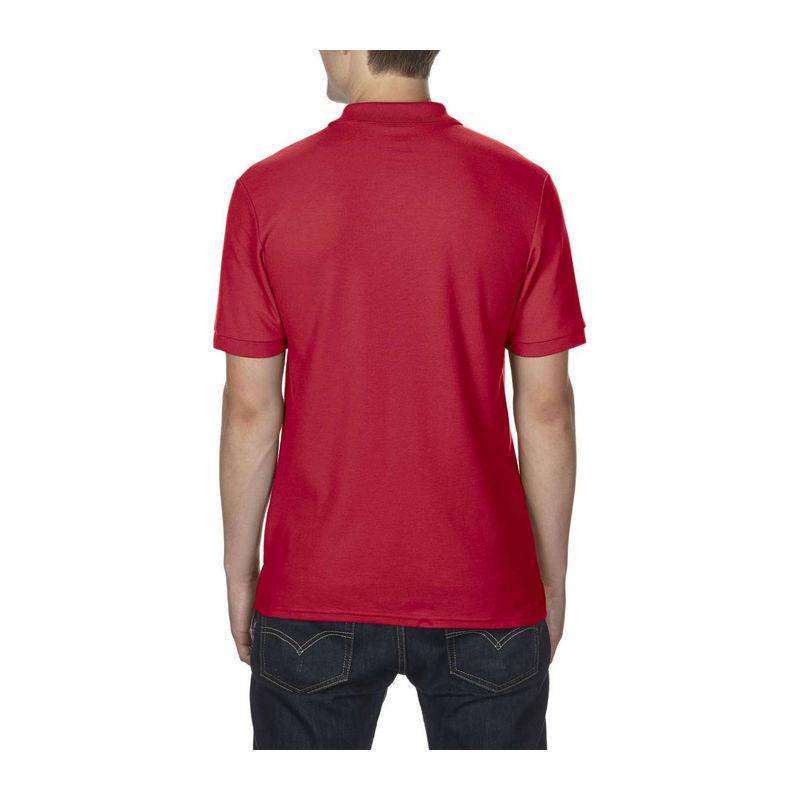 Tricou polo pentru bărbați Gildan DryBlend® Rosu XL