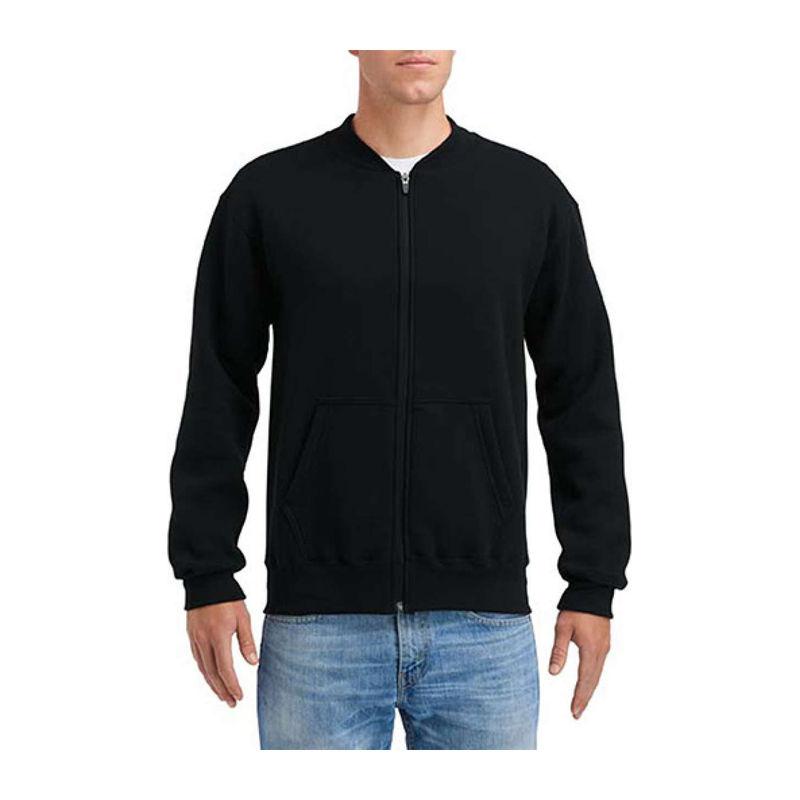 Jachetă cu fermoar pentru bărbați Gildan Hammer Negru XS