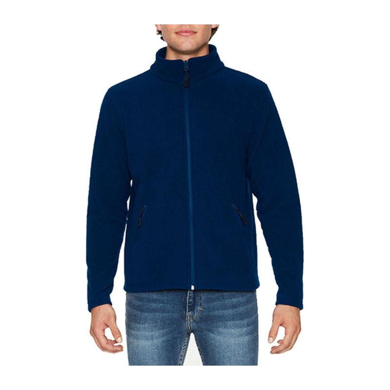 Jacheta Micro-fleece pentru bărbați Gildan Hammer Navy XL