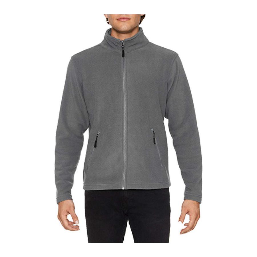 Jacheta Micro-fleece pentru bărbați Gildan Hammer Gri 4XL