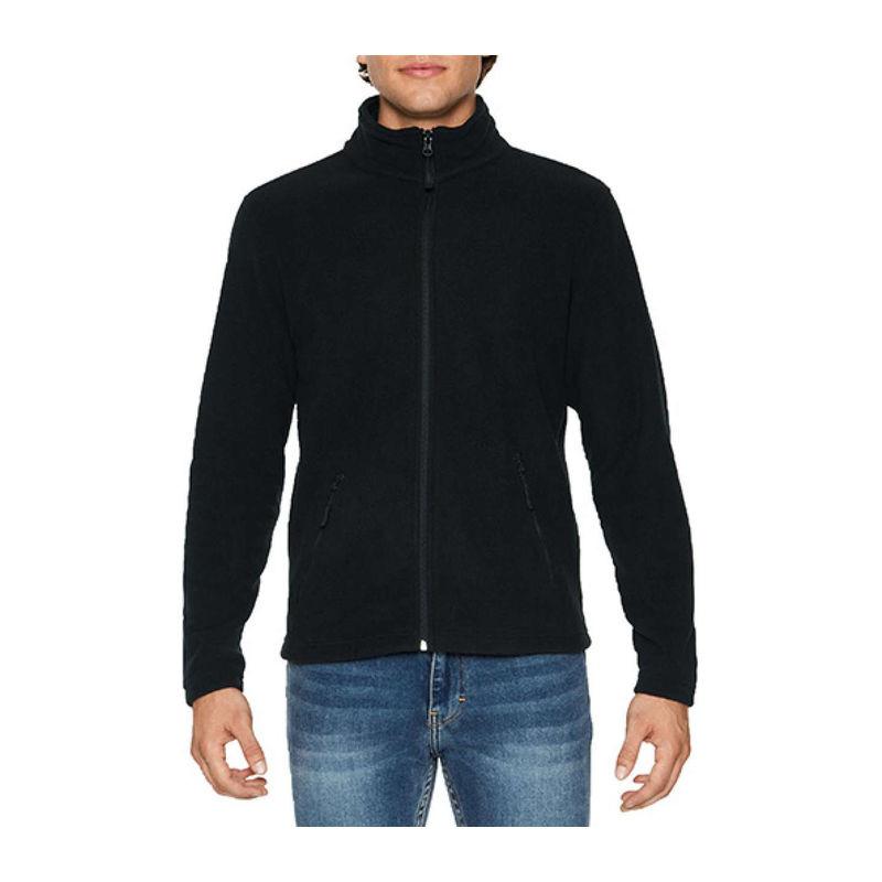 Jacheta Micro-fleece pentru bărbați Gildan Hammer Negru