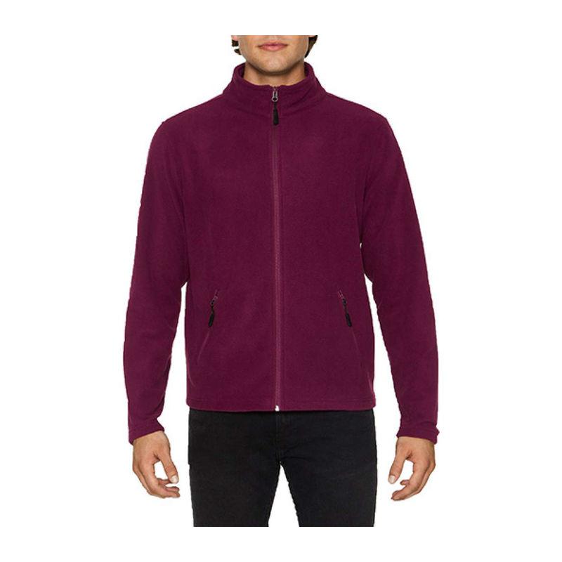 Jacheta Micro-fleece pentru bărbați Gildan Hammer Rosu XL