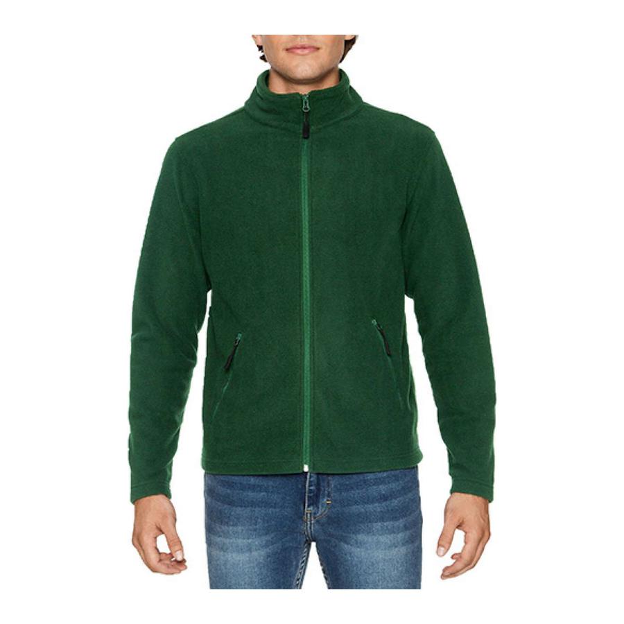 Jacheta Micro-fleece pentru bărbați Gildan Hammer Verde S