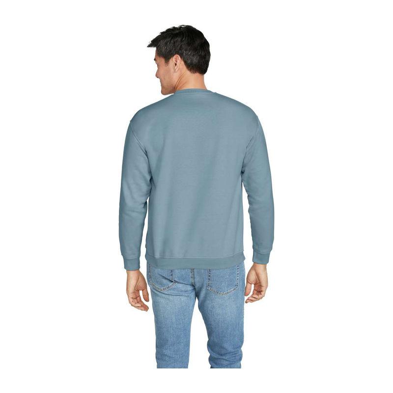 Bluză cu guler rotund unisex Gildan Softstyle® Midweight Stone Blue M