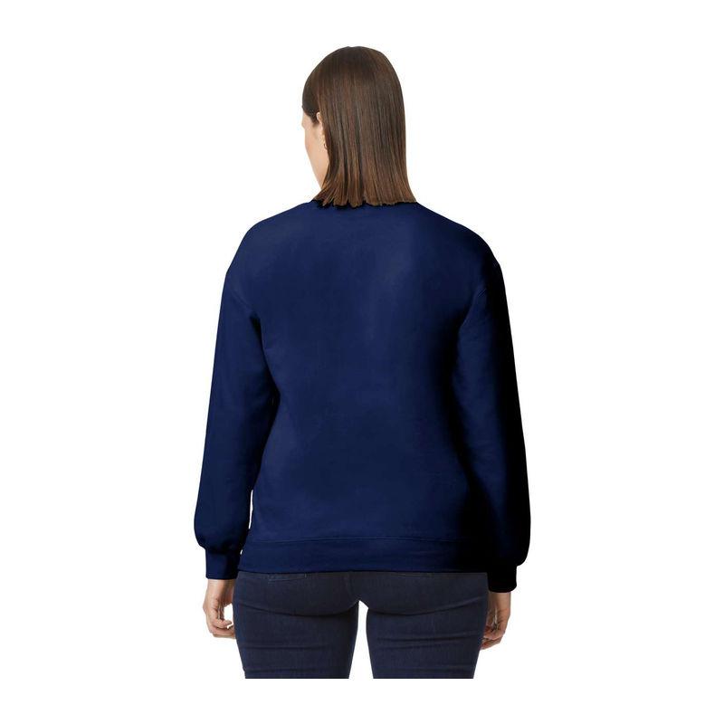 Bluză cu guler rotund unisex Gildan Softstyle® Midweight Navy Blue 3XL