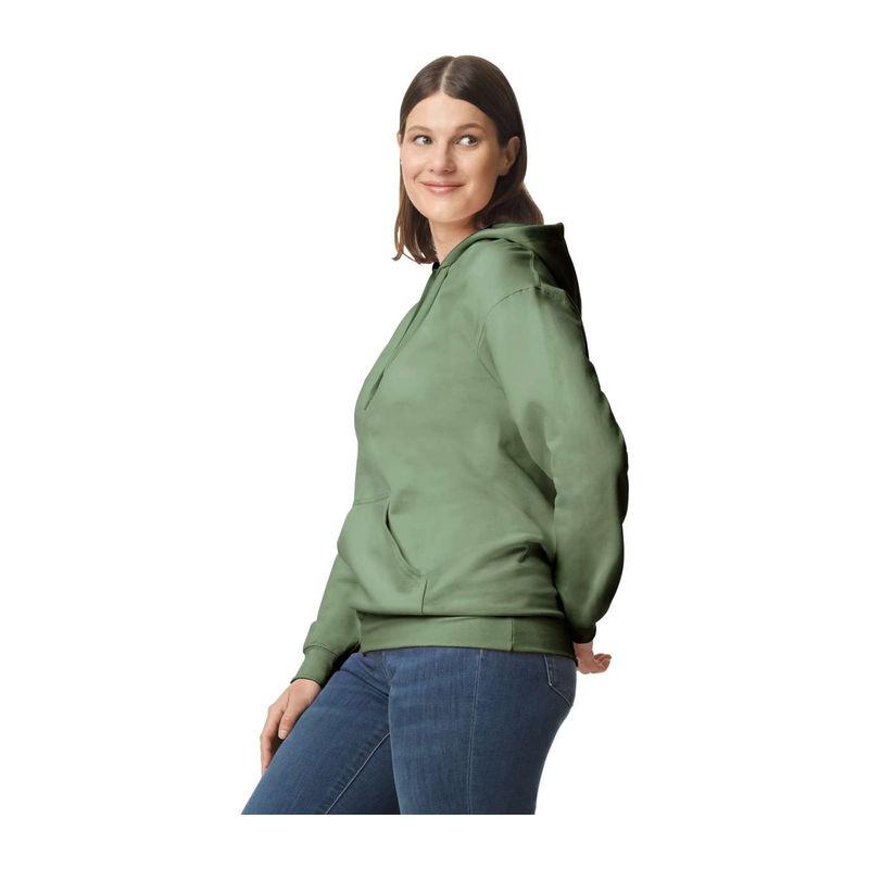 Hanorac unisex Softstyle® Gildan Midweight Verde 4XL