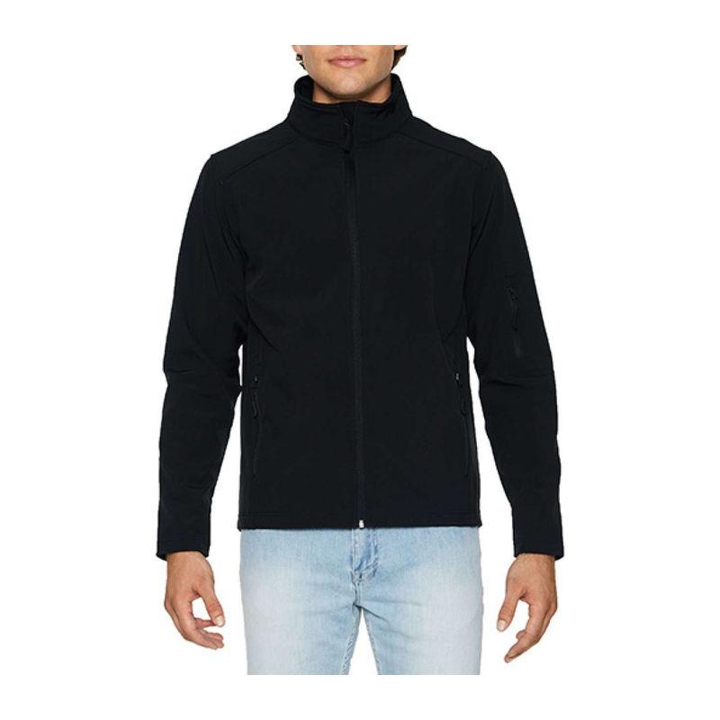 Jachetă softshel unisex Gildan Hammer Negru 3XL