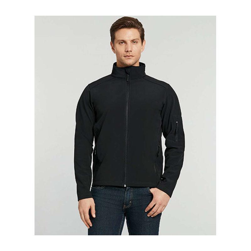 Jachetă softshel unisex Gildan Hammer Negru XXL