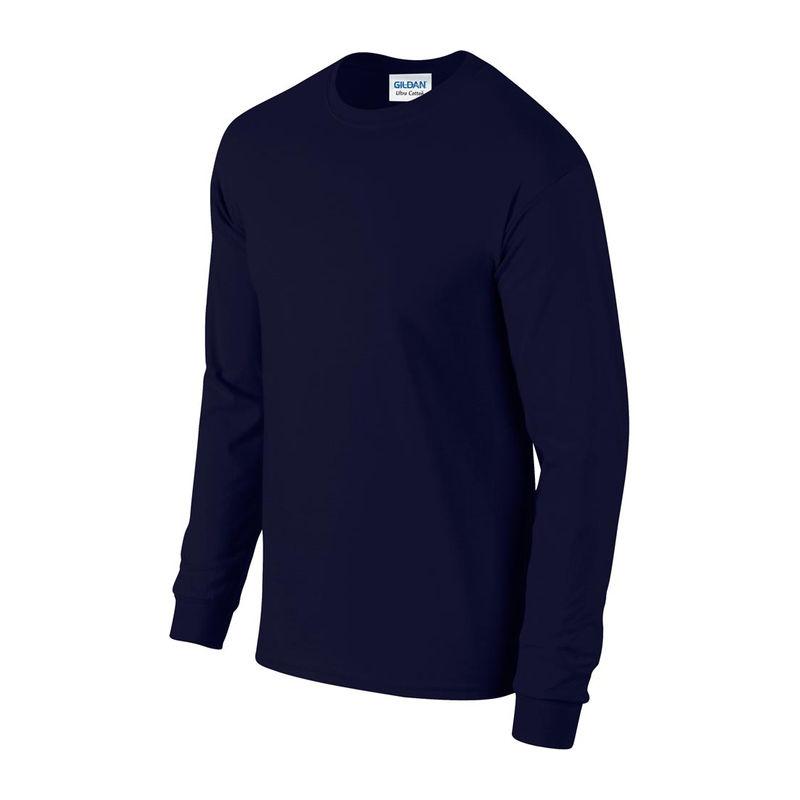 Tricou cu mânecă lungă pentru bărbați Gildan Ultra Cotton™ Navy L