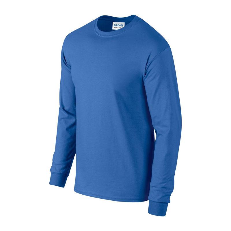 Tricou cu mânecă lungă pentru bărbați Gildan Ultra Cotton™ Royal 4XL