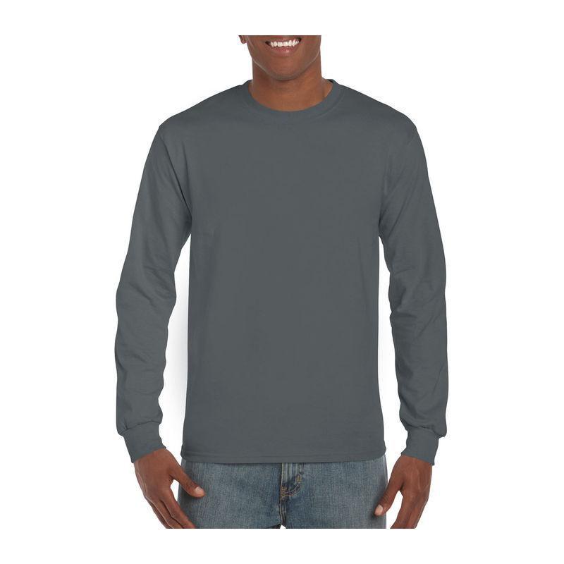 Tricou cu mânecă lungă pentru bărbați Gildan Ultra Cotton™ Gri