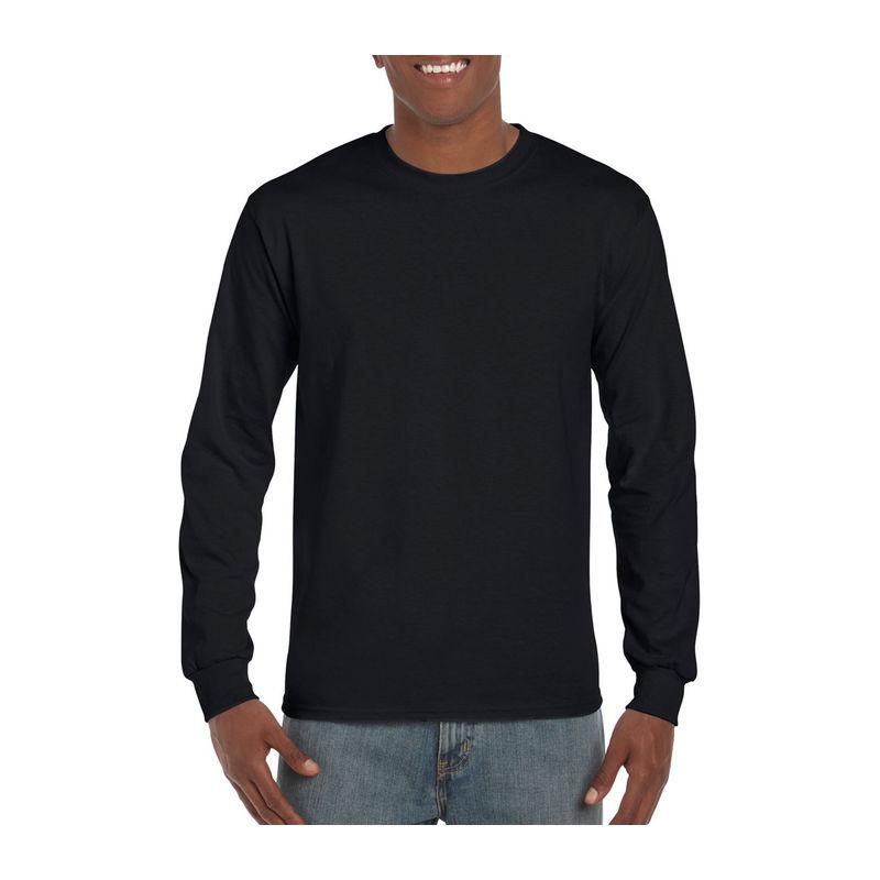 Tricou cu mânecă lungă pentru bărbați Gildan Ultra Cotton™ Negru XXL