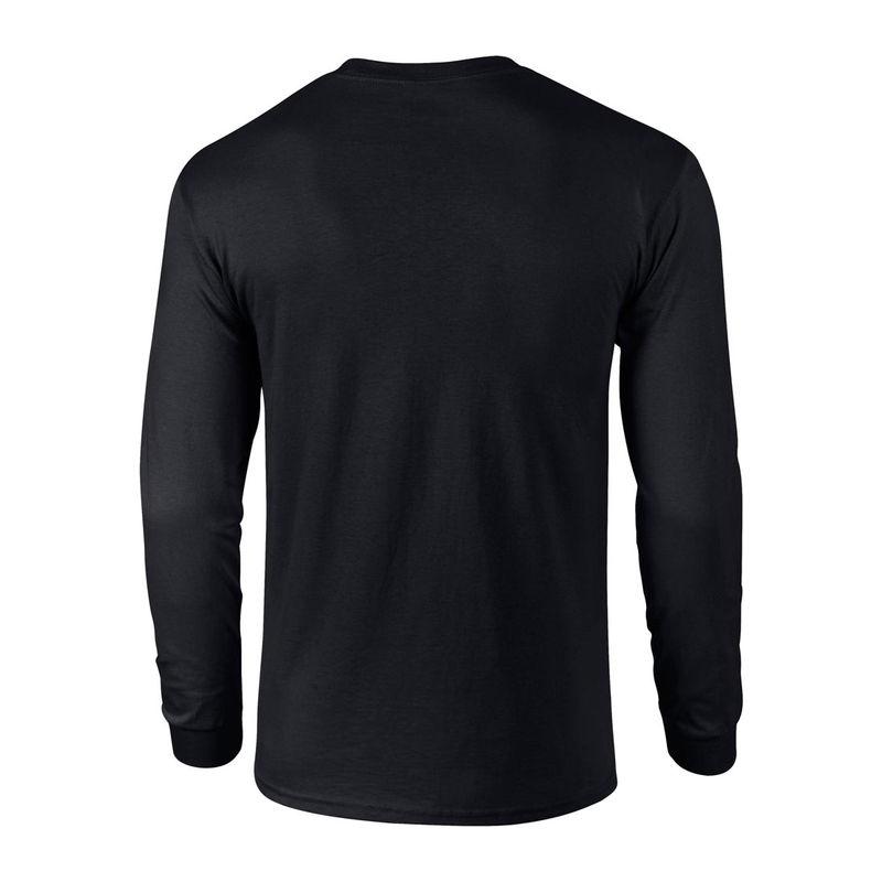 Tricou cu mânecă lungă pentru bărbați Gildan Ultra Cotton™ Negru L
