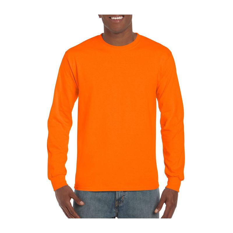 Tricou cu mânecă lungă pentru bărbați Gildan Ultra Cotton™ Portocaliu XXL