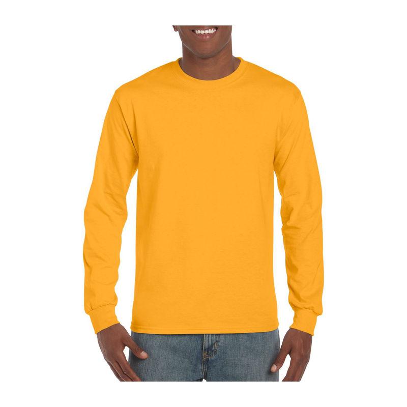 Tricou cu mânecă lungă pentru bărbați Gildan Ultra Cotton™ Portocaliu 5XL