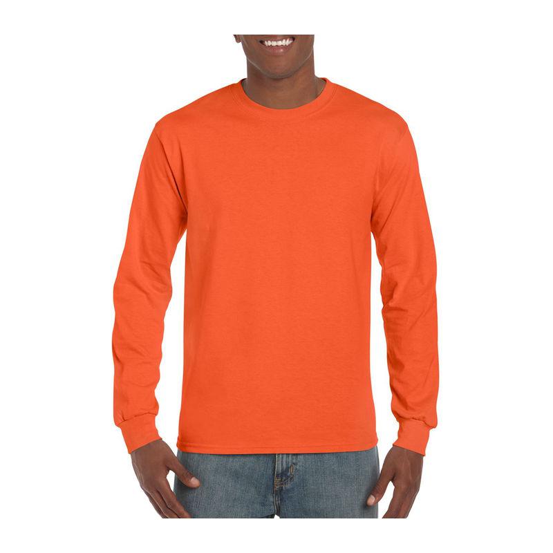 Tricou cu mânecă lungă pentru bărbați Gildan Ultra Cotton™ Portocaliu S