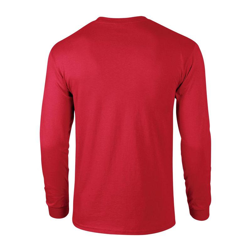 Tricou cu mânecă lungă pentru bărbați Gildan Ultra Cotton™ Rosu 4XL
