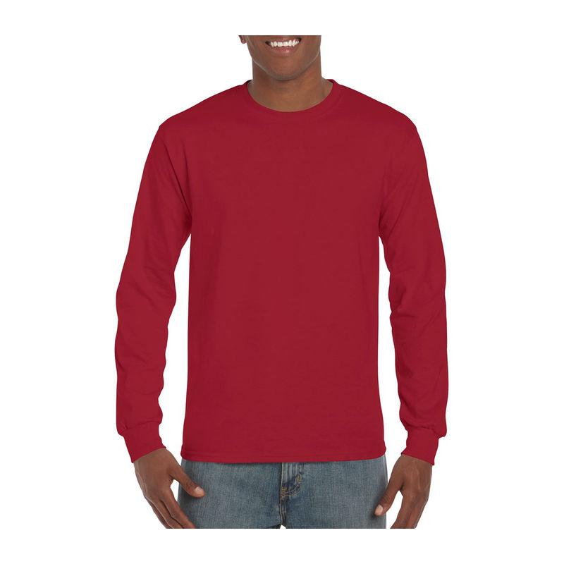 Tricou cu mânecă lungă pentru bărbați Gildan Ultra Cotton™ Rosu XL